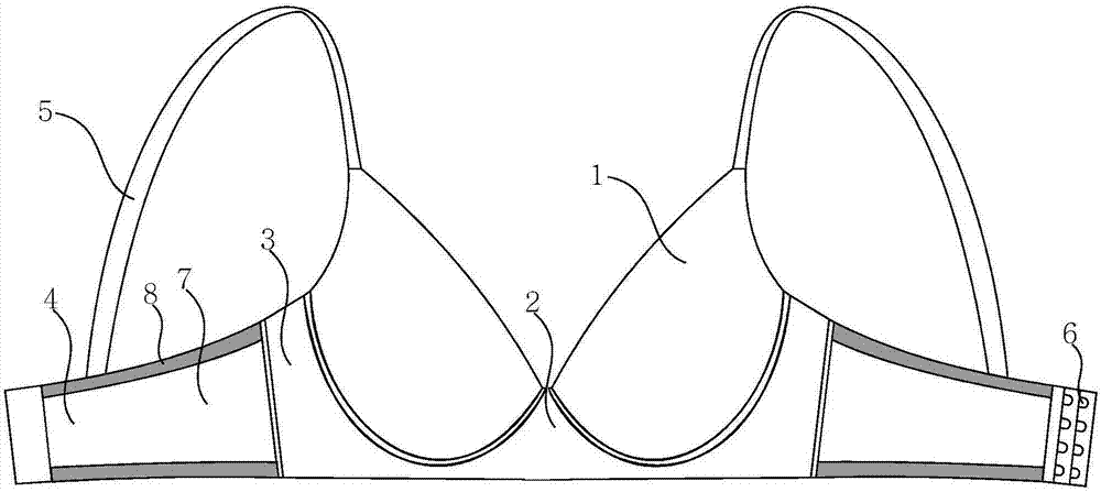 一种提高佩戴舒适度的文胸的制作方法