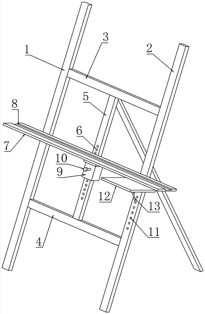 画板支架的制作方法