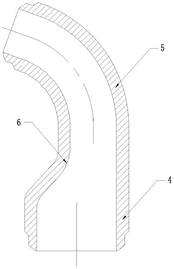 整体式异径管的弯头连接管件的制作方法