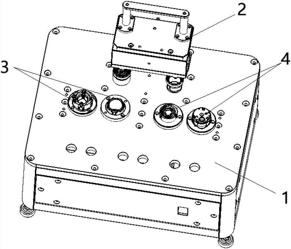 一种单按键滑槽式按压旋钮装配装置的制作方法