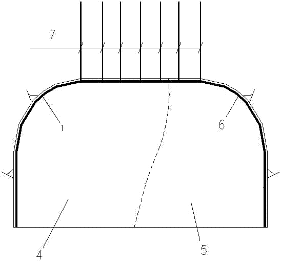 一种对称岔洞支护结构的制作方法