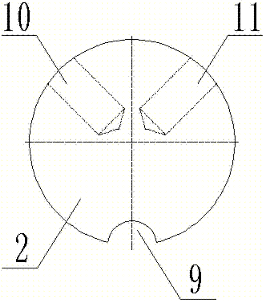 一种翻转渣斗的替换轴的制作方法