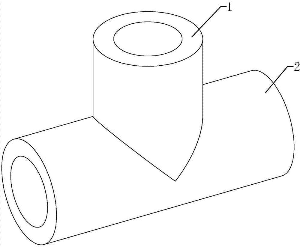 三通管的制作方法