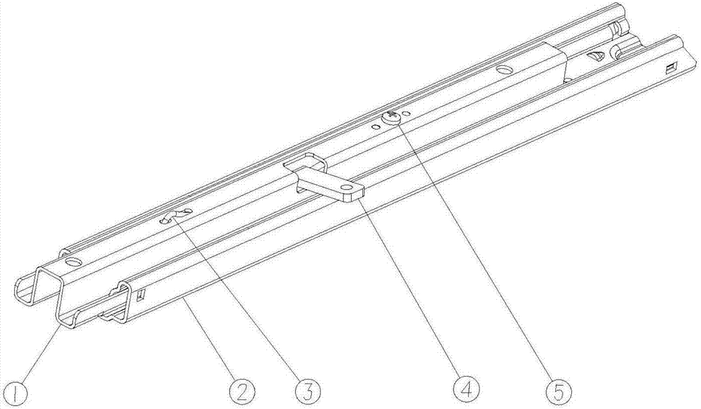 优化锁止机构的汽车座椅滑轨的制作方法