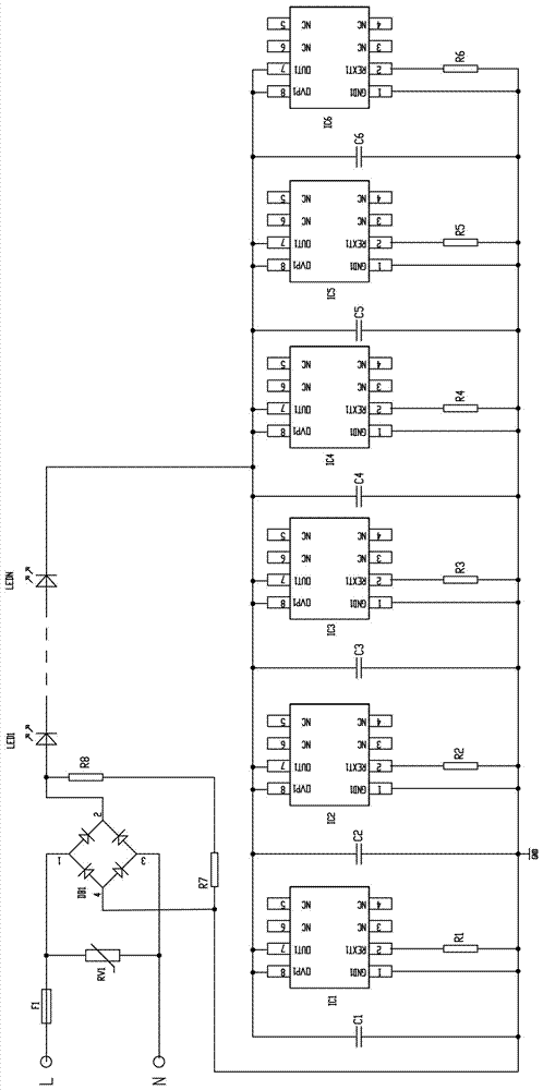 一种led碘钨灯的制作方法