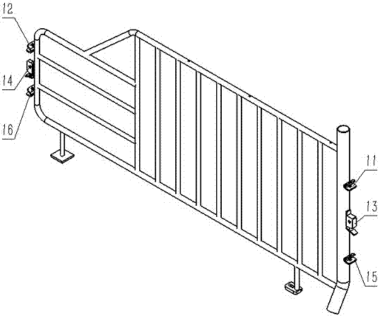 一种方便使用的羊圈护栏的制作方法