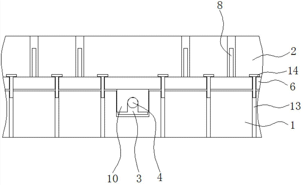 一种设有加氧装置的铜杆加工用下溜槽的制作方法