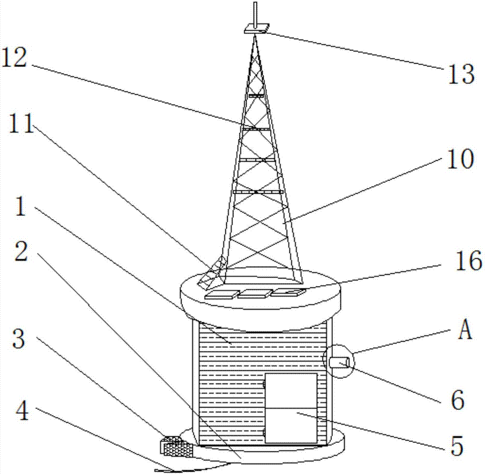 一种新能源通信设备信号塔的制作方法