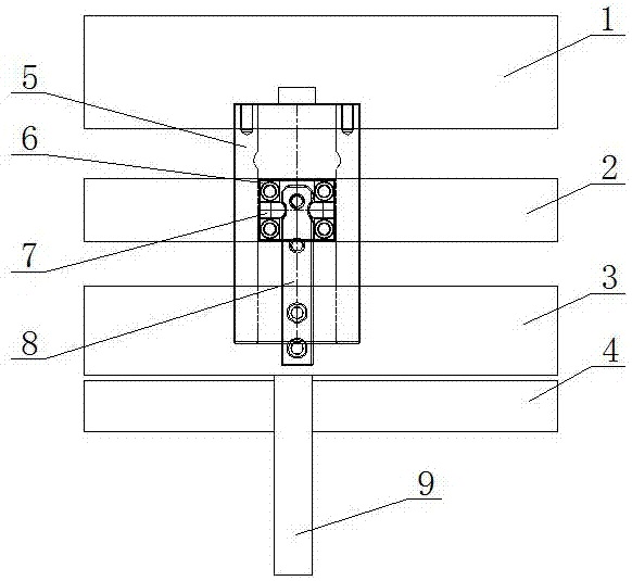 一种第二型芯固定板二次顶出结构的制作方法