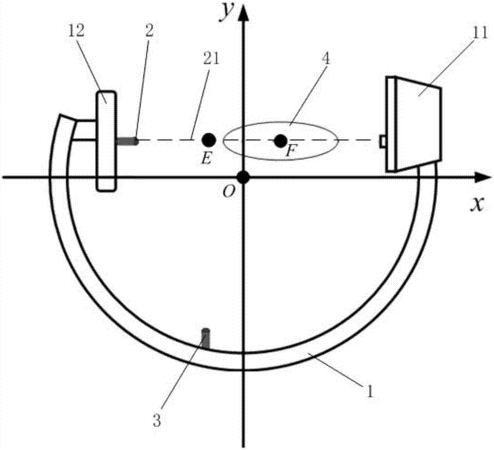 辅助C臂透视的定位装置、C形臂X射线机及定位方法与流程