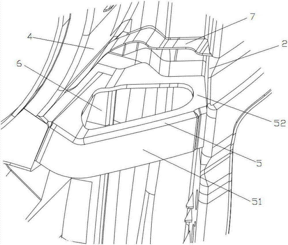 汽车塑料背门内板结构的制作方法