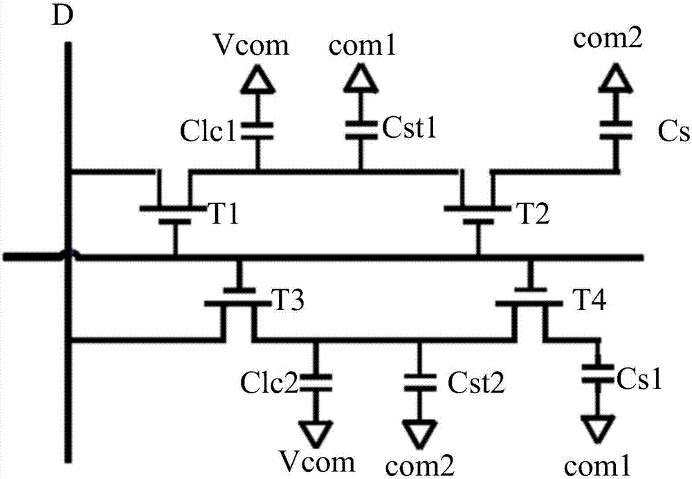 像素结构电路及液晶显示电路的制作方法