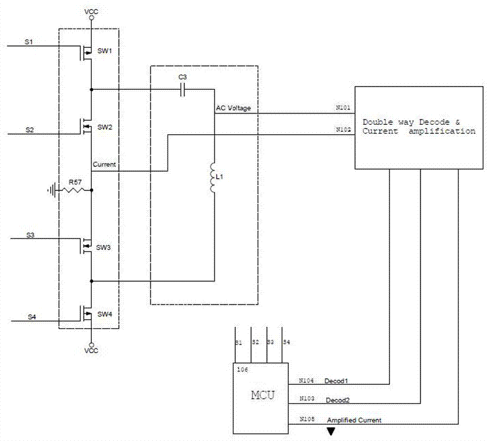 单个LM324实现双路解码一路放大采样的电路及方法与流程