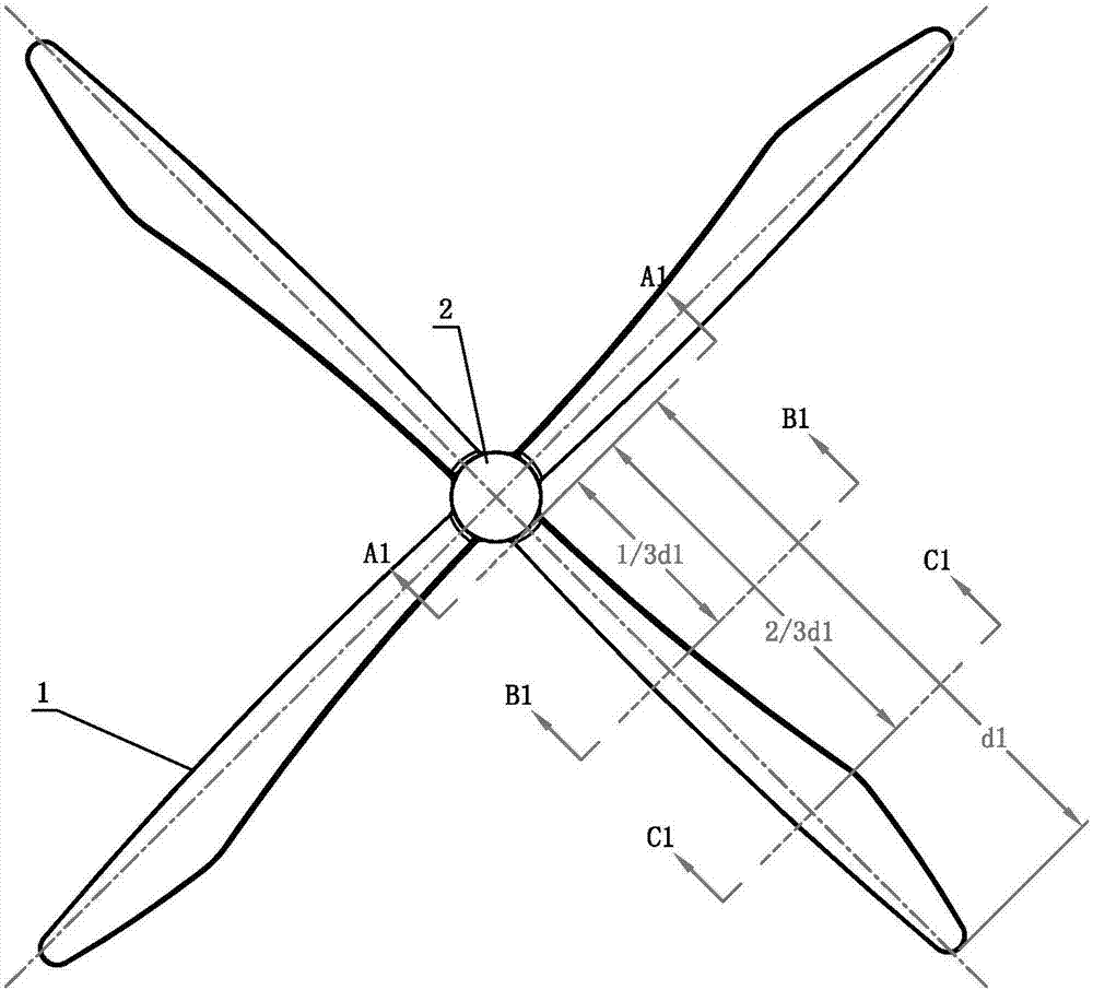 背景技术:现有的工业风扇行业中,传统的扇叶一般采用两叶或三叶结构