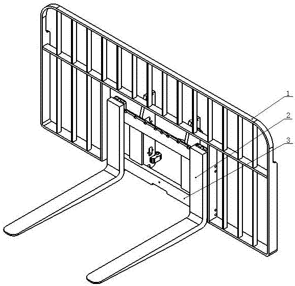 一种叉车挡货架的制作方法