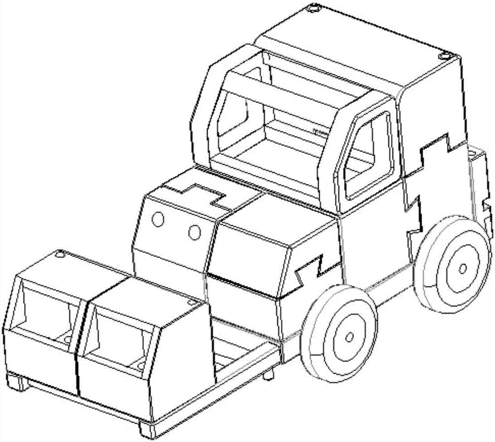 一种多功能玩具车的制作方法