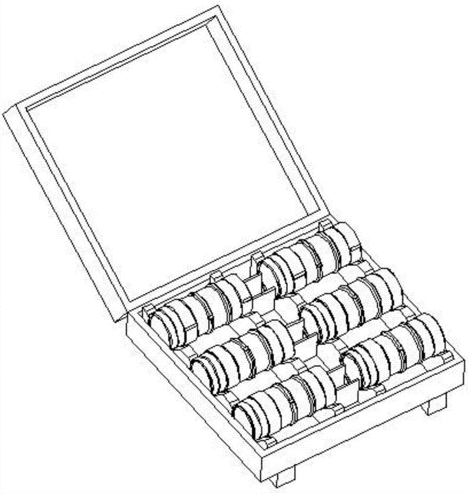 一种用于精密轴套类零件的周转存放装置的制作方法