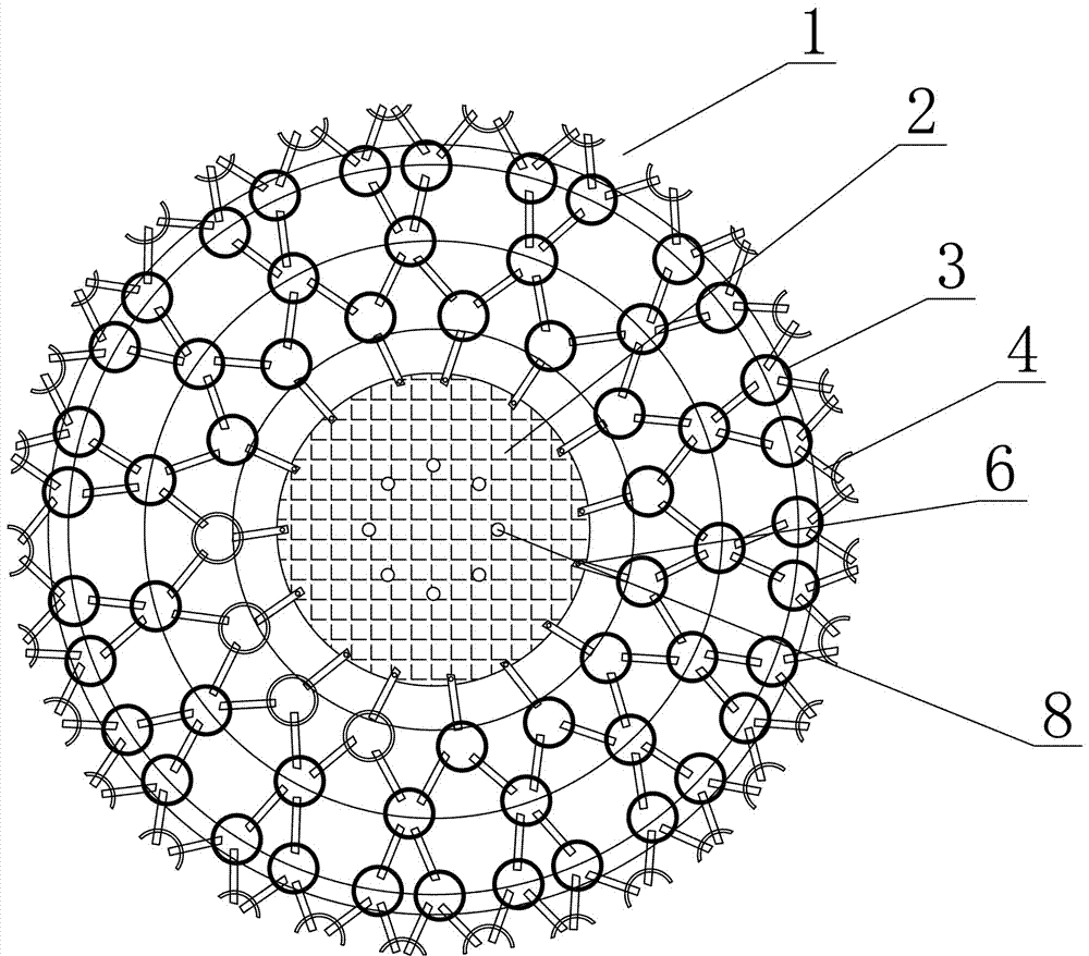 一种铰链式轮胎防护网罩的制作方法