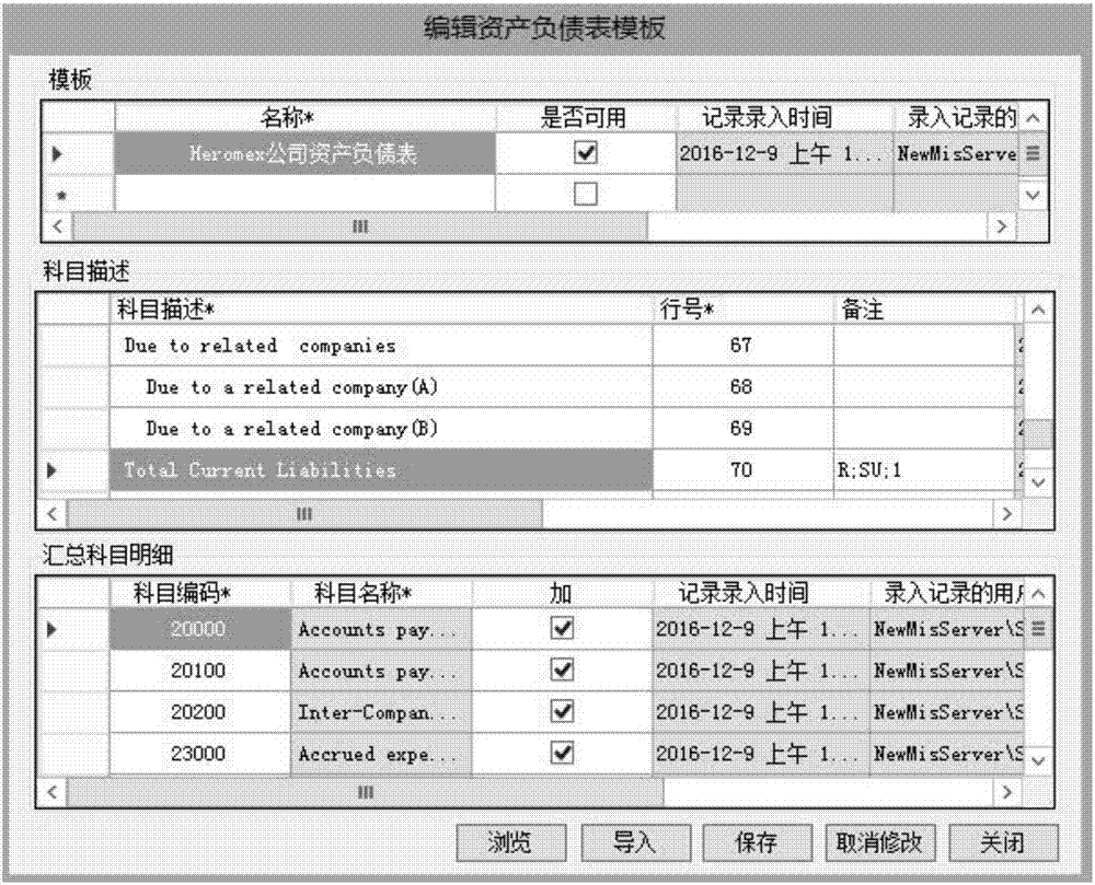 一种自定义会计报表的方法与流程