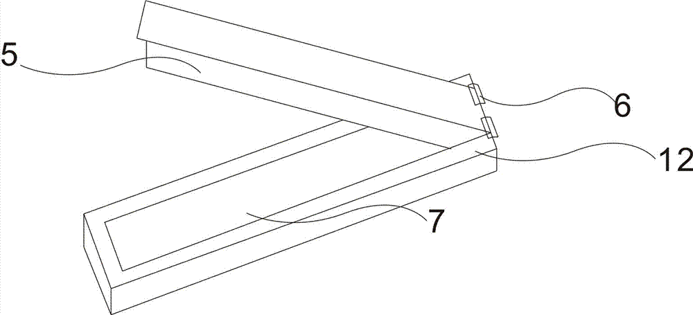 伸缩折叠式免胶快装板架的制作方法