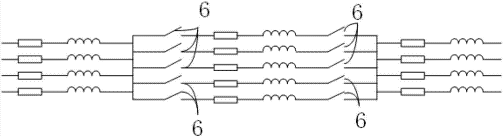 开关装置及与故障限流器配合的分布式潮流控制输电线路的制作方法