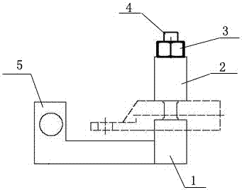 一种干式变压器引线连接用压接端子切割的固定工装的制作方法