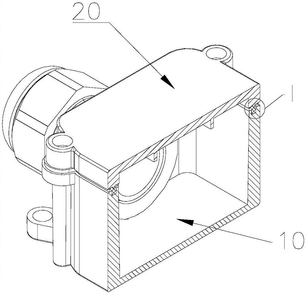 防水接线盒密封结构的制作方法
