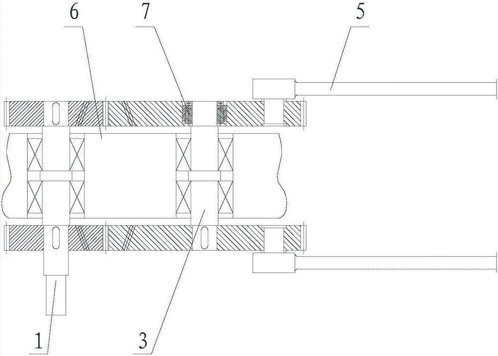 一种冷轧管机传动装置的联接结构的制作方法