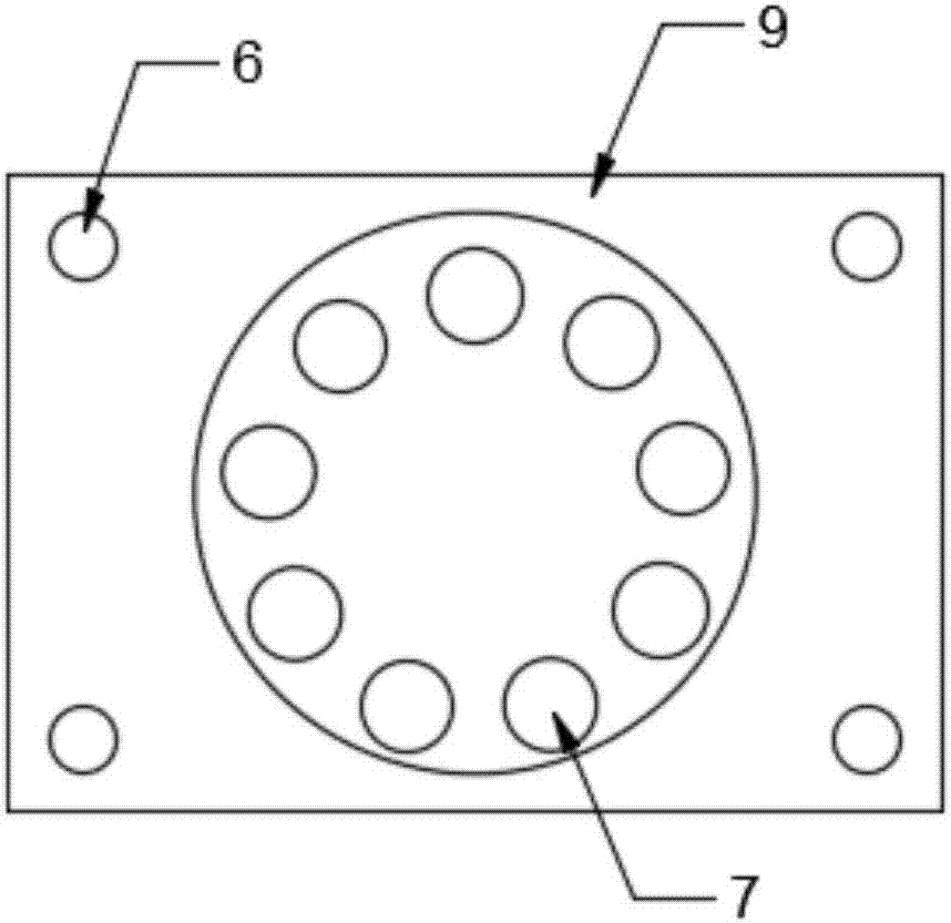 一种阀门用连接盘的打孔装置的制作方法