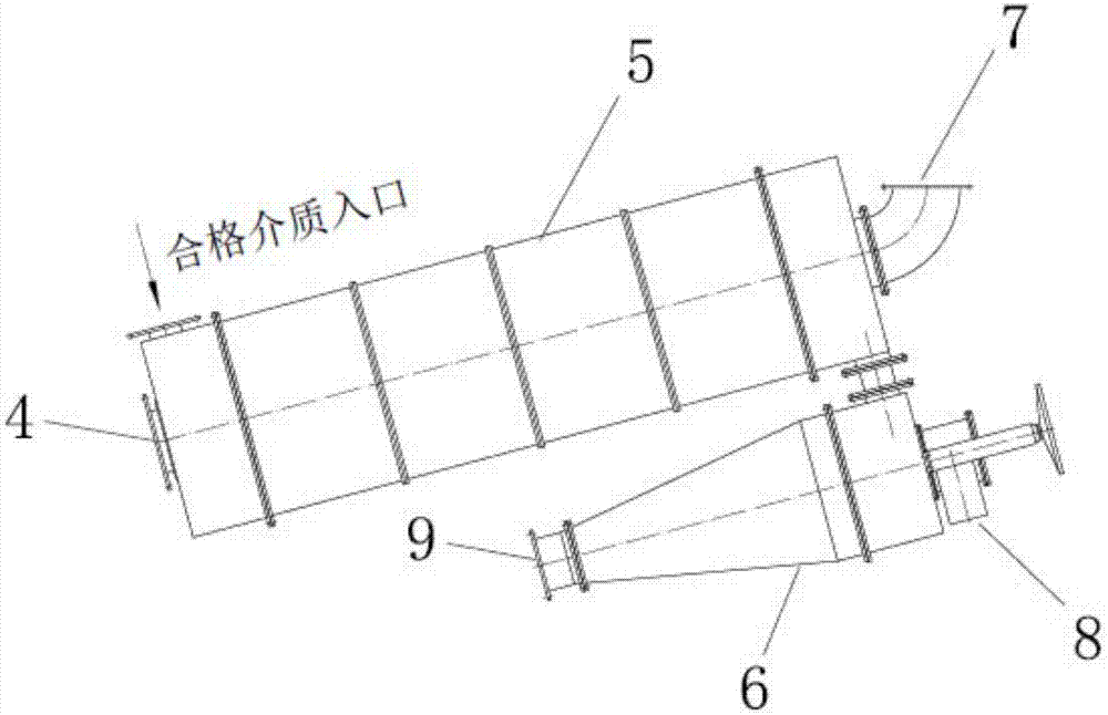 背景技术:重介质旋流器是一种结构简单,无运动部件和分选效率高的选煤