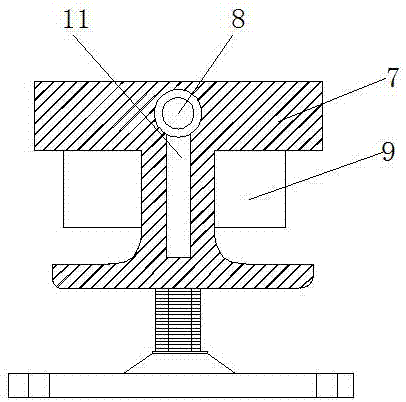 一种电子真空泵固定用减震支架的制作方法