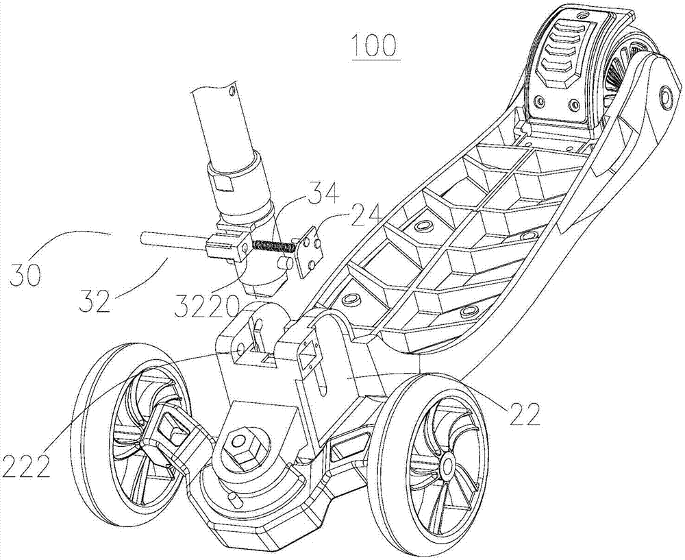 折叠滑板车的制作方法