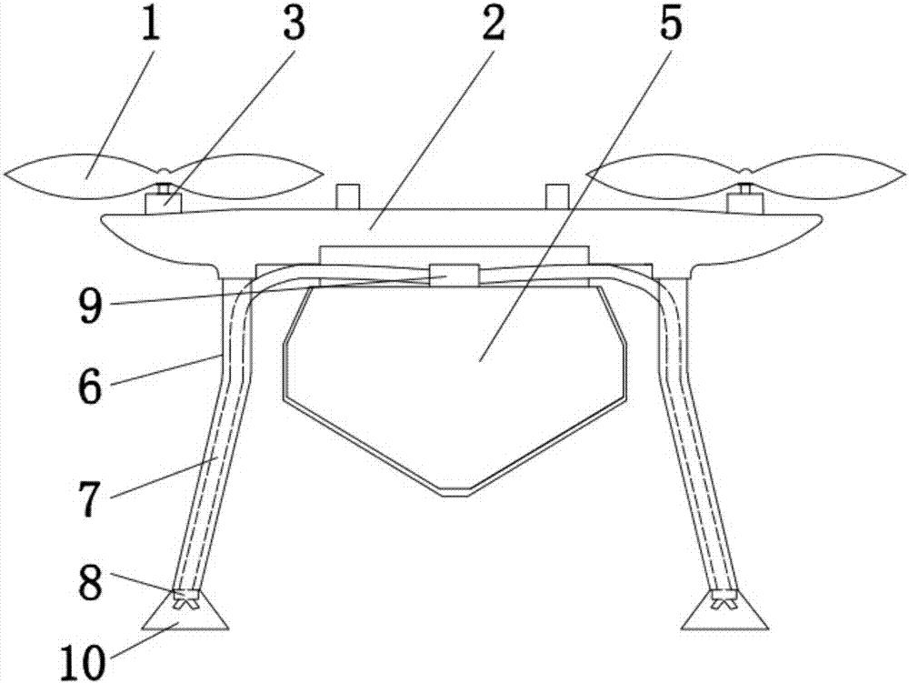 一种小型自动喷洒农药无人机的制作方法