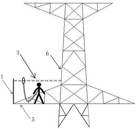 一种培训用铁塔横担水平安全防坠落滑道的制作方法
