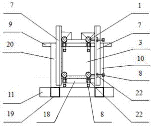 一种卧式变电构架基础与架空线路塔基地脚螺栓安装平台的制作方法