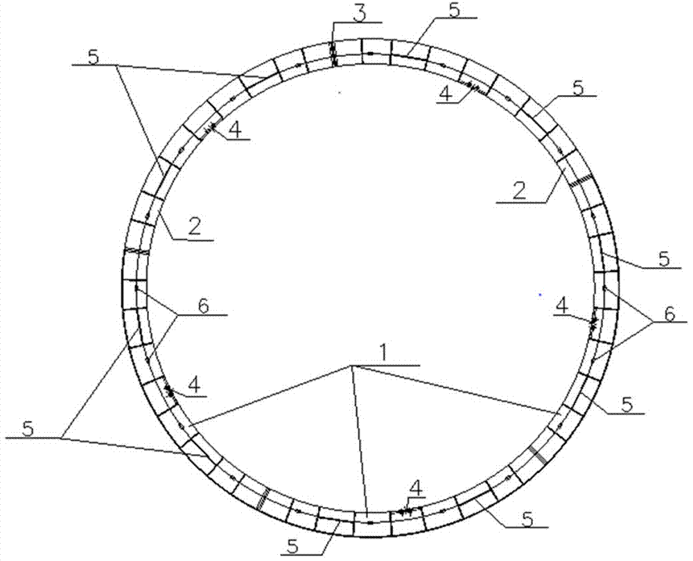 一种盾构管片拼装角度转换钢环装置的制作方法