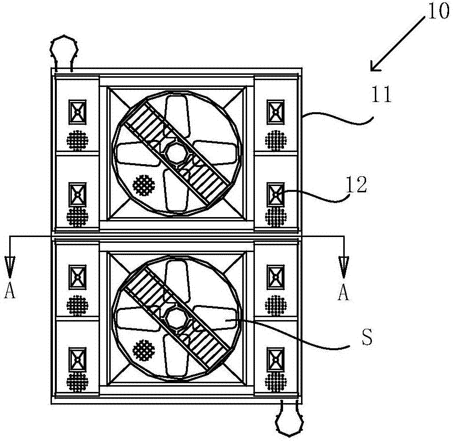 组合式冷却塔装置的制作方法