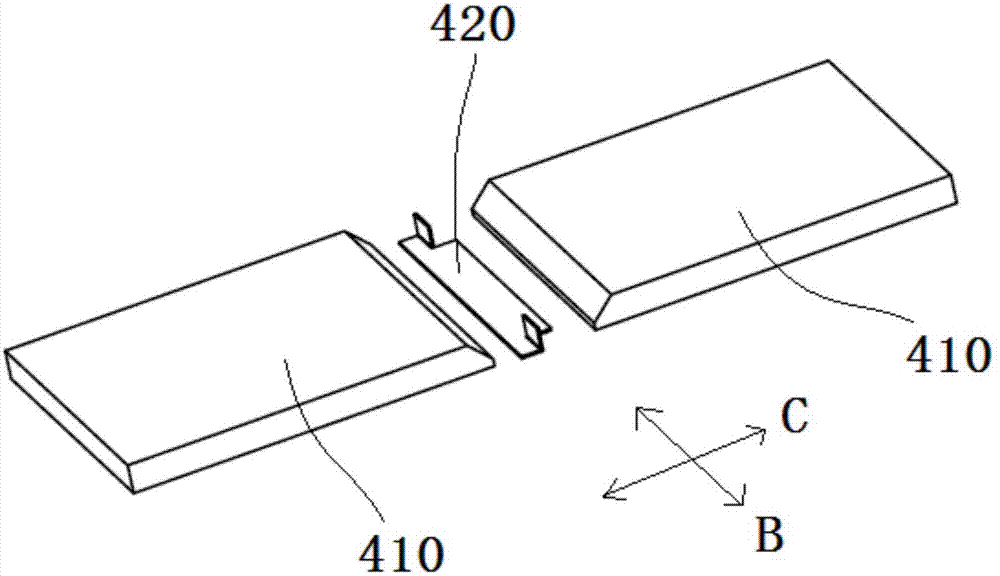 磁翻板液位计的透明面板拼接结构的制作方法