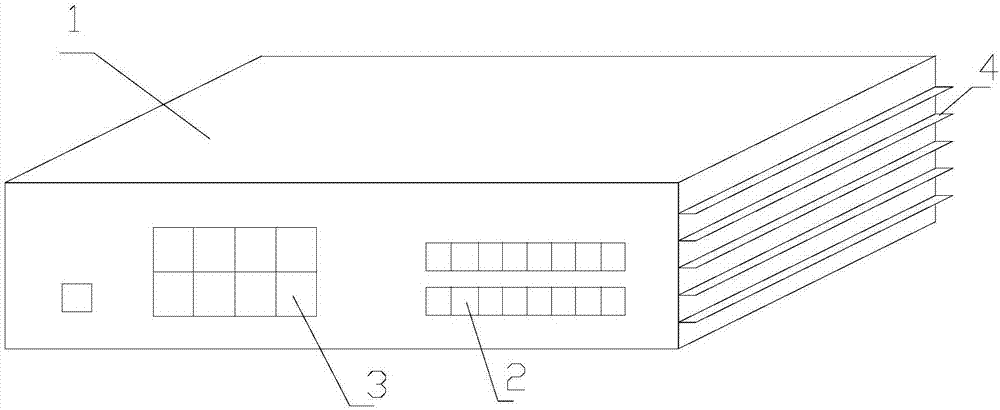 RJ45型十六串口服务器的制作方法