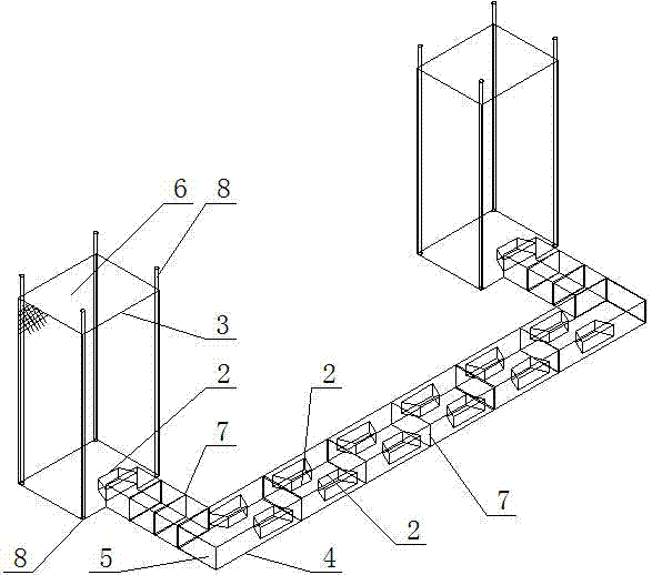 捕养地笼的制作方法