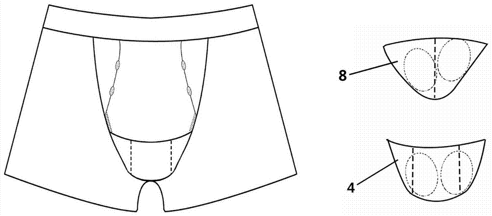 男性功能内裤的制作方法