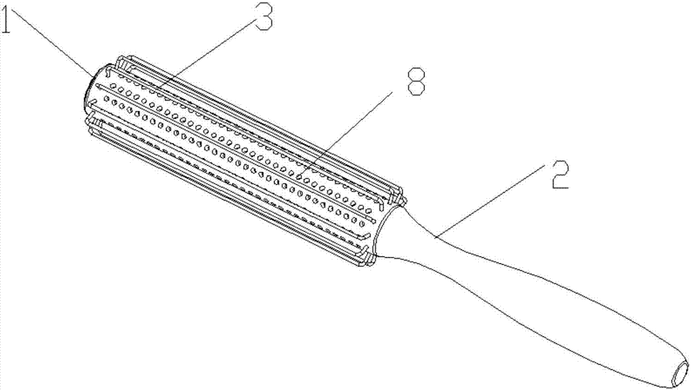 一种卷梳的制作方法