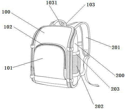 一种新型防滑书包的制作方法