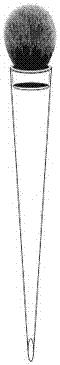 一种新型化妆刷的制作方法
