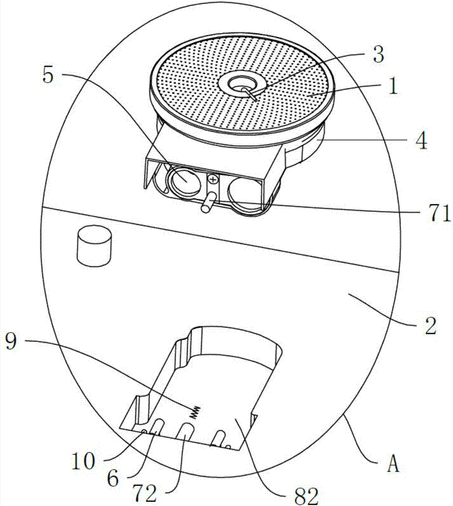 燃烧器整体能拆卸的灶具的制作方法