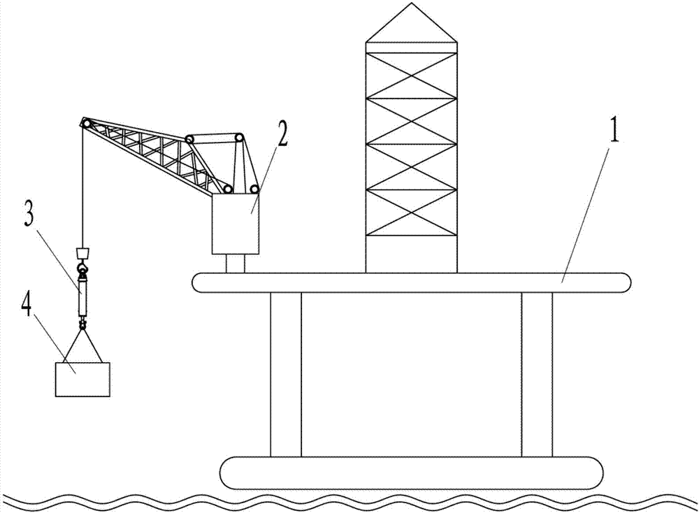 轻便型海洋吊机波浪补偿装置的制作方法