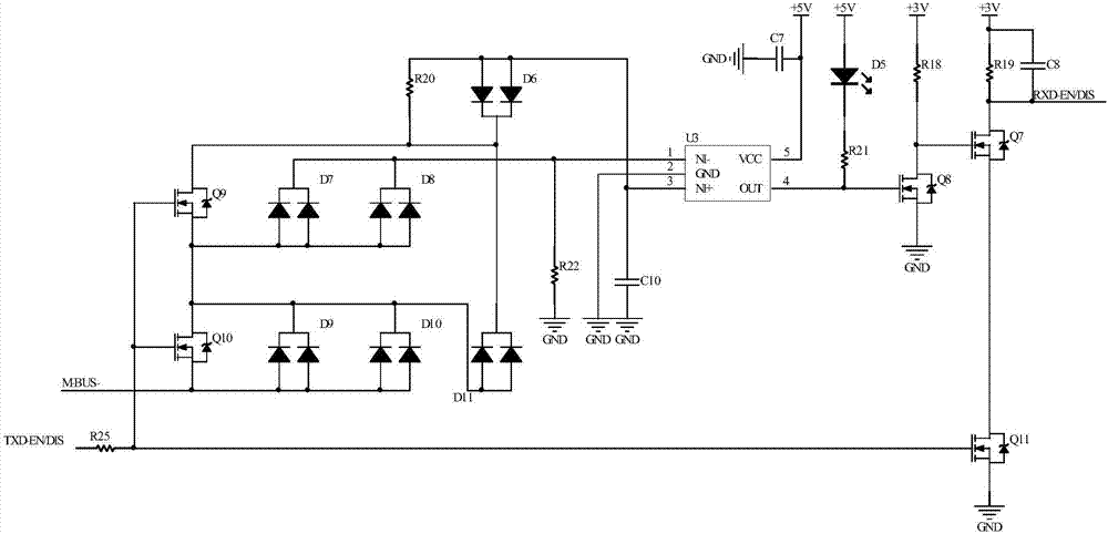 M‑BUS输入微功率无线输出并线转换器的制作方法