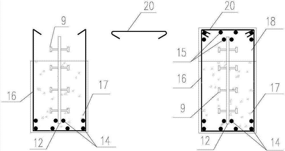 预制叠合连梁与预制剪力墙的连接装置的制作方法