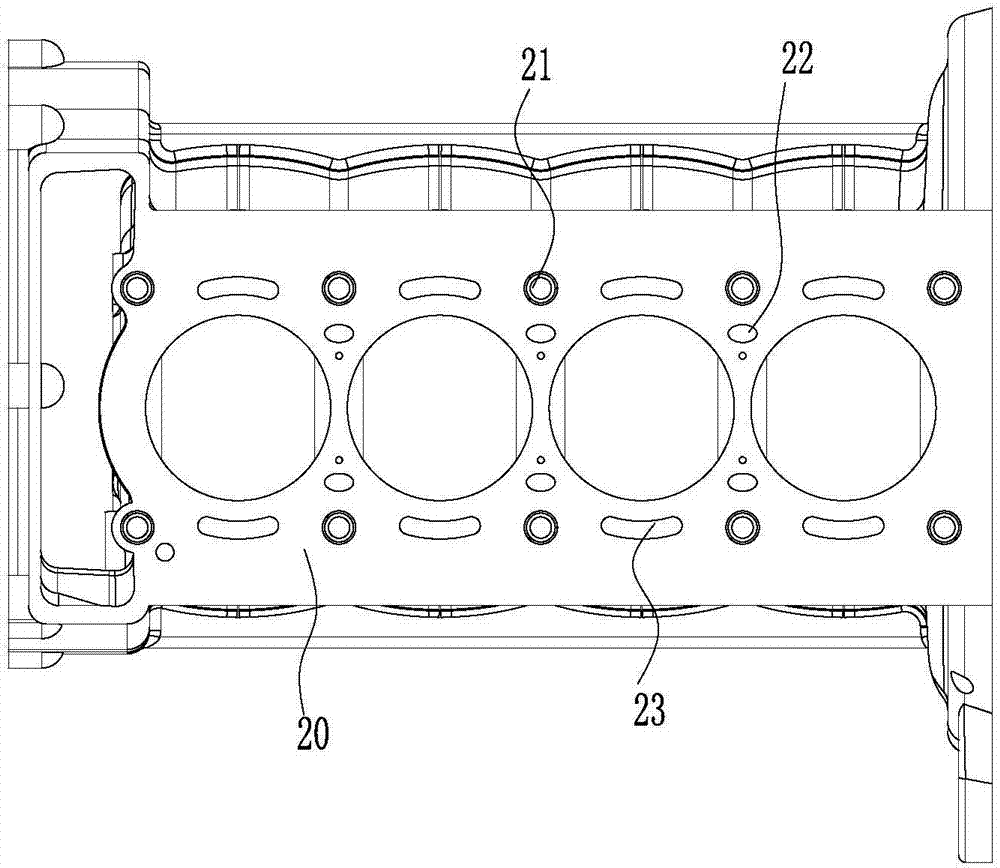 发动机气缸体的水套结构的制作方法