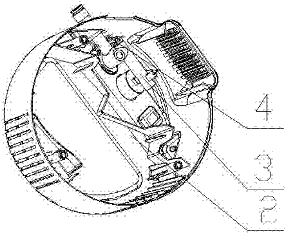 一种空气压缩机储气罐与调压阀的组装结构的制作方法